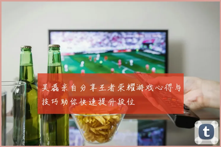 吴磊亲自分享王者荣耀游戏心得与技巧助你快速提升段位